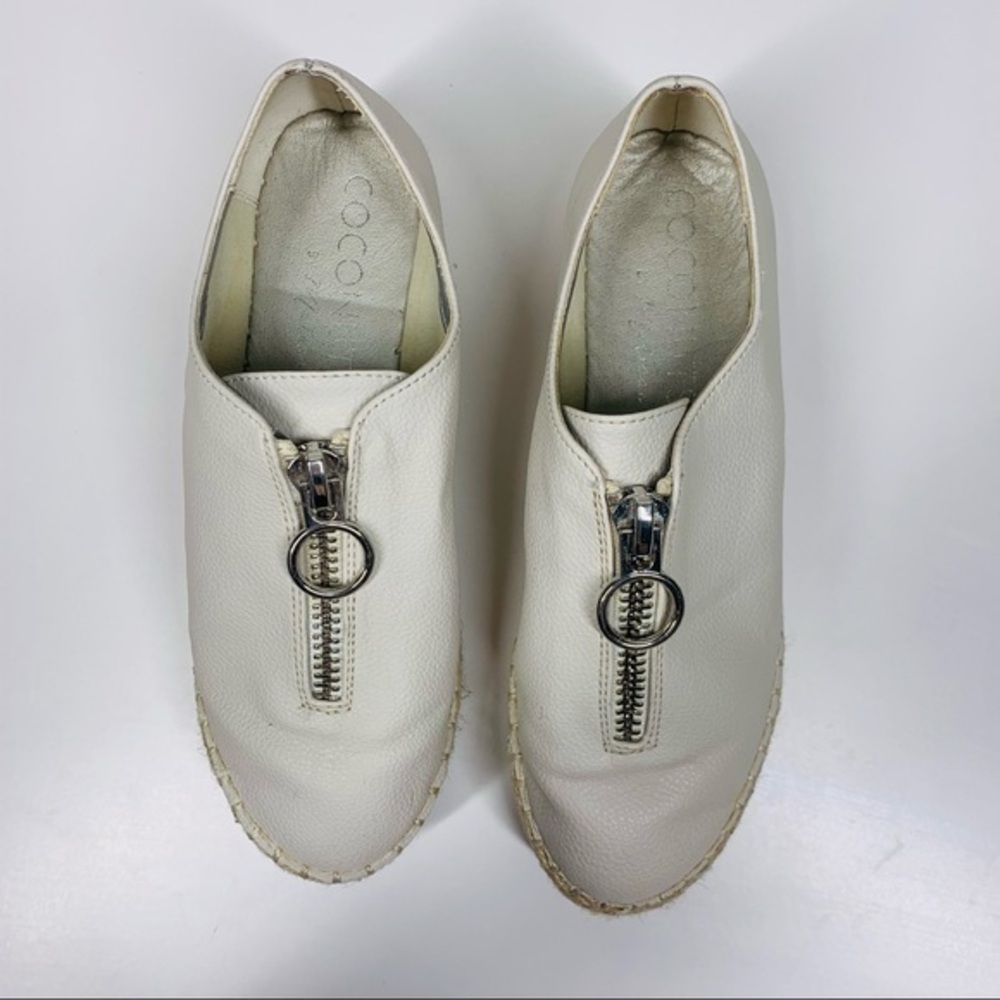 COCONUTS By Matisse Leather Espadrille Zipper Shoe - Picture 4 of 9